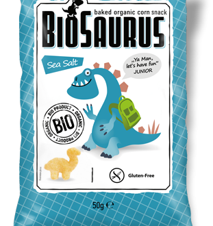 Chipsy s morskou soľou Biosaurus BIO 50g