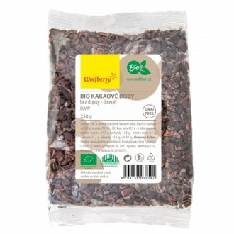 Kakaové bôby drtené BIO 250g Wolfberry