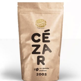Káva Zlaté Zrnko – Cézar (Zmes 75% arabica a 25% robusta) – “KLASICKÝ” zrnková 1kg