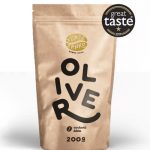 Káva Zlaté Zrnko – Oliver (Zmes arabica 90% a robusta 10%) – “LAHODNE HORKÝ” zrnková 1kg