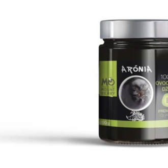 Aróniový ovocný džem Premium BIO 200g Mountberry