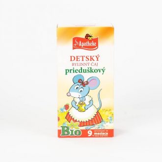 Detský bylinný čaj prieduškový BIO 20x1,5 g Apotheke