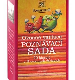 Ovocné variácie, poznávacia sada čajov BIO 47,6g Sonnentor